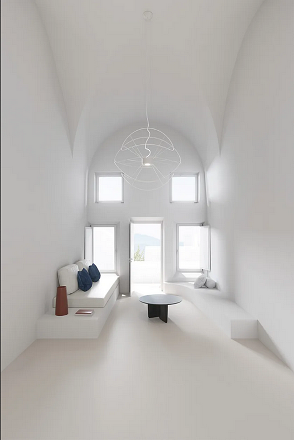 Lampada a sospensione LED in metallo AXOLIGHT Hoops fabbrica Axolight dall'Italia. Foto №2