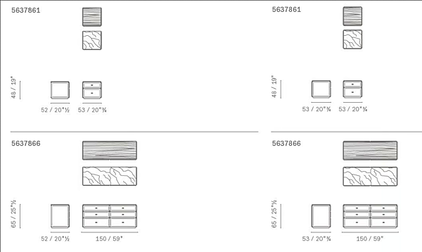 Comò in pelle Moondance POLTRONA FRAU fabbrica POLTRONA FRAU dall'Italia. Foto №5