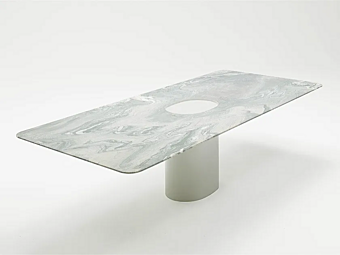 Tavolo da pranzo rettangolare in marmo PAOLA LENTI Taol B125D/B125A