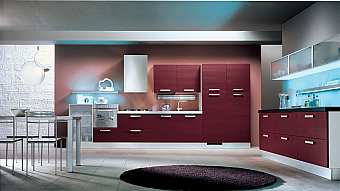 Cucina Frontali finitura Rubino