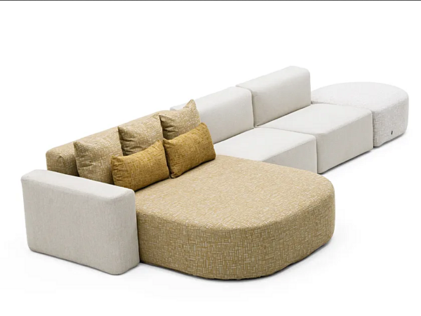Letto da giardino in tessuto compatto con schienale morbido VARASCHIN Belt 221DC, 221DCA fabbrica VARASCHIN dall'Italia. Foto №1