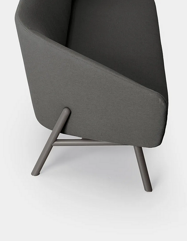 Диван с мягкой спинкой из ткани Sunbrella Kristalia TUILE fabbrica Kristalia dall'Italia. Foto №4