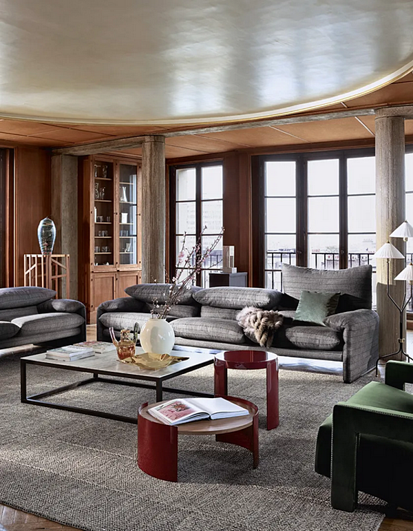 Divano a tre posti con schienale imbottito CASSINA Maralunga 675 fabbrica CASSINA dall'Italia. Foto №9