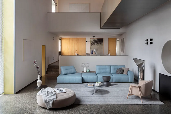 Divano angolare in tessuto My Taos Saba fabbrica SABA dall'Italia. Foto №8