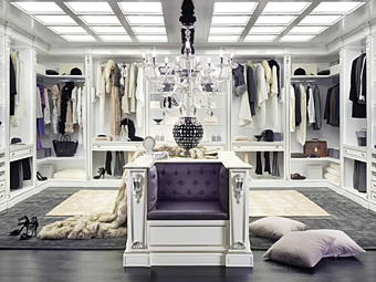 Armadio a muro in legno Modenese Luxury Interiors 14908 fabbrica MODENESE GASTONE dall'Italia