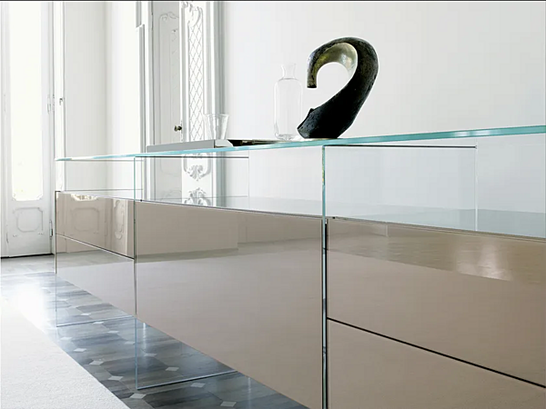 Credenza in cristallo per ufficio Gallotti&Radice collezione Air fabbrica Gallotti & Radice dall'Italia. Foto №4