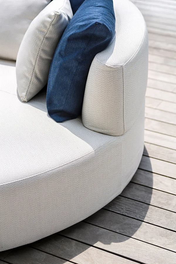 Letto da giardino rotondo in tessuto con schienale morbido VARASCHIN DEYBED 221D/221DA- 221DB/221DBA fabbrica VARASCHIN dall'Italia. Foto №6