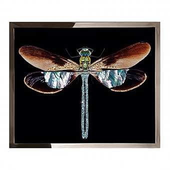 Murale, pittura VISIONNAIRE (Ipe CAVALLI) LIBELLULA MINI fabbrica VISIONNAIRE (IPE CAVALLI) dall'Italia