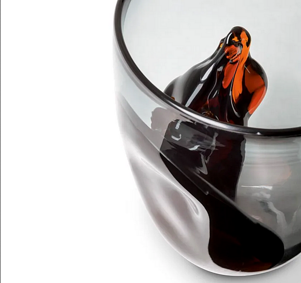 Vaso in vetro soffiato rotondo Incanto GIORGETTI fabbrica GIORGETTI dall'Italia. Foto №3