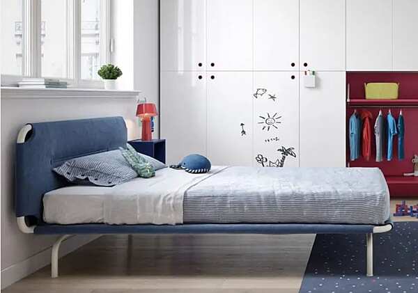 Letto singolo per bambini in tessuto Nidi Tube fabbrica nidi dall'Italia. Foto №6
