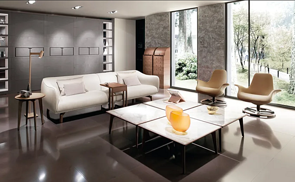 Divano angolare in tessuto GIORGETTI DRIVE fabbrica GIORGETTI dall'Italia. Foto №5