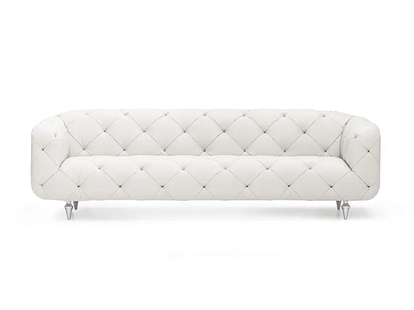 Divano in pelle trapuntata FORMITALIA JR OVERSEAS fabbrica FORMITALIA dall'Italia. Foto №3