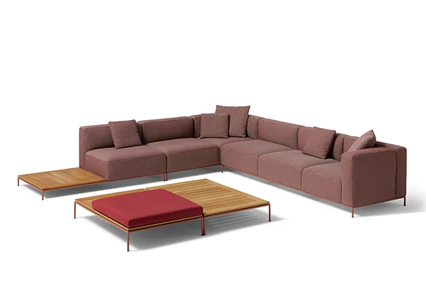 Tavolino da giardino in iroko CASSINA MEX HI fabbrica CASSINA dall'Italia. Foto №4