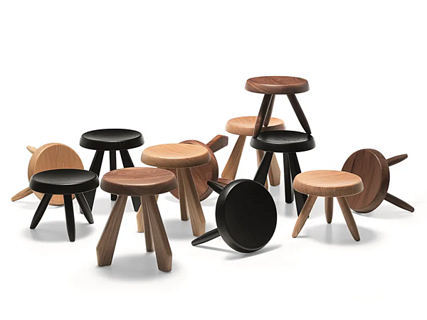 Tavolino da caffè basso in noce CASSINA Tabouret Berger fabbrica CASSINA dall'Italia. Foto №2