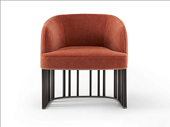 Poltrona in tessuto con copertura removibile HERO GIORGETTI