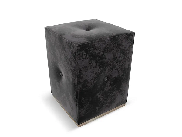 Pouf imbottito in tessuto Ebon CORTEZARI 635 fabbrica CORTE ZARI dall'Italia. Foto №1