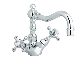 Rubinetto da lavabo a 1 foro con becco regolabile in stile antico Gentry Home fabbrica Gentry Home dall'Italia