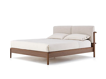 Letto con testiera imbottita Leonardo ARTE BROTTO L929/160, L929/180