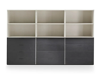 Scaffale modulare in legno per ufficio i 4 Mariani Blade