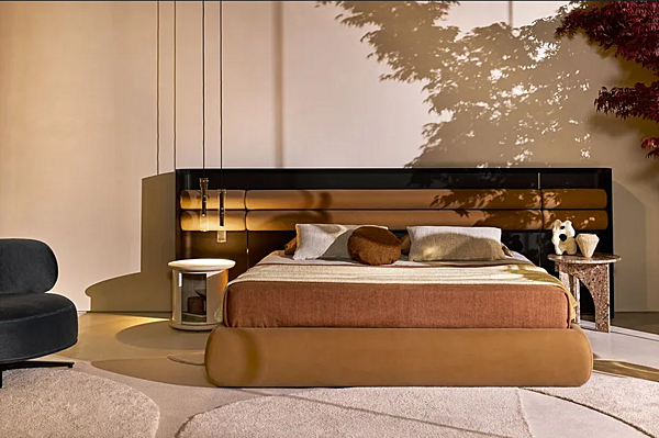 Letto matrimoniale con testata imbottita Sunrise Gallotti&Radice fabbrica Gallotti & Radice dall'Italia. Foto №2