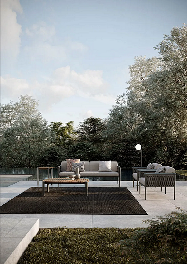 Tavolino laterale rettangolare in teak Atmosphera collezione Lobster LO.TCO fabbrica ATMOSPHERA dall'Italia. Foto №8