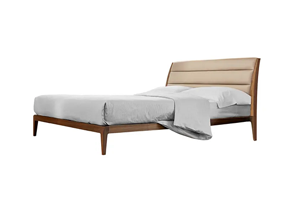 Letto matrimoniale in legno con testiera imbottita DALE Verso Nord P 115 fabbrica Dale Italia (by Cantiero) dall'Italia. Foto №4