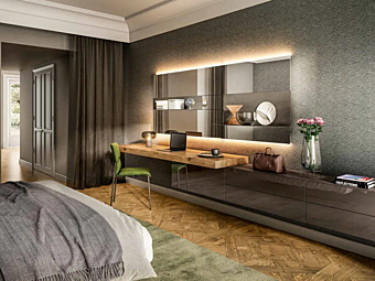 Comò sezione in legno LAGO 1276 per ufficio domestico
