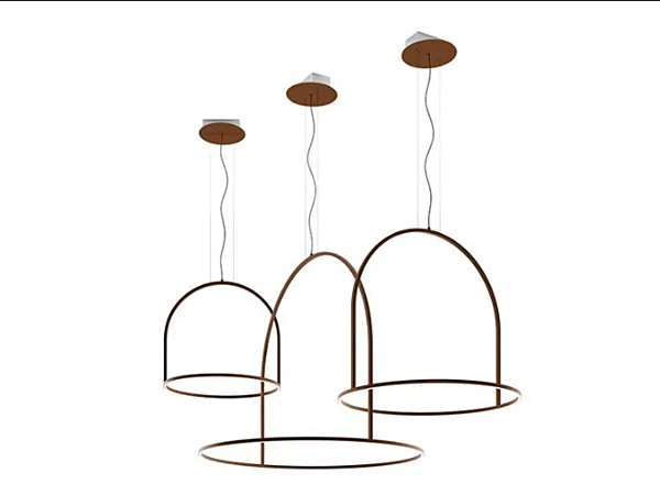 Lampada a sospensione in metallo LED U Light AXOLIGHT fabbrica Axolight dall'Italia. Foto №1