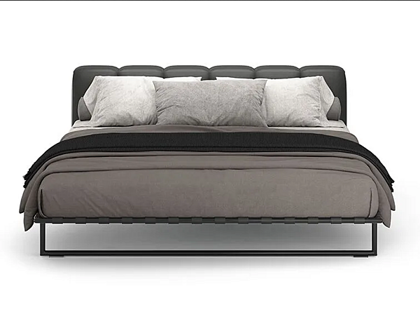 Letto matrimoniale in pelle con testata imbottita Kristall I 4 Mariani fabbrica i 4 Mariani dall'Italia. Foto №2