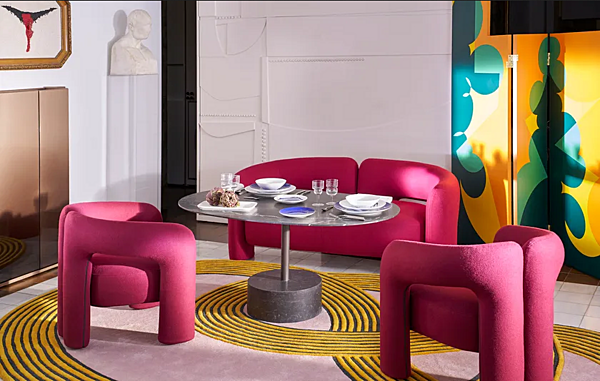 Poltrona in tessuto con braccioli CASSINA Dudet fabbrica CASSINA dall'Italia. Foto №4