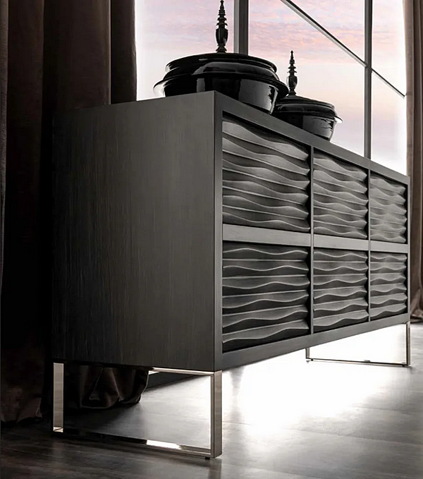 Credenza in ferro ebon CORTEZARI 790 fabbrica CORTE ZARI dall'Italia. Foto №5