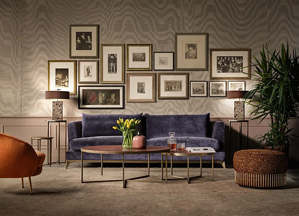 Tavolino da caffè in metallo e MDF Samuel Black Tie SAMW70, SAMW110 fabbrica Black Tie dall'Italia. Foto №6