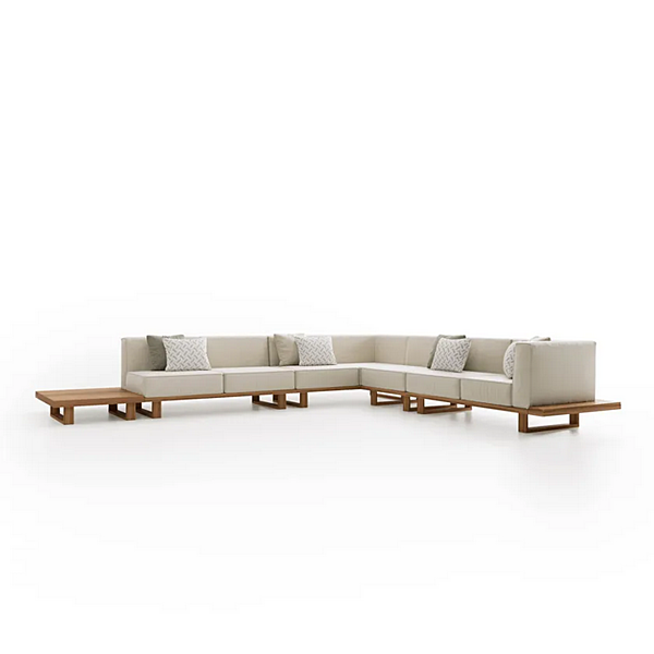 Divano angolare in tessuto Atmosphera collezione 9 Zero fabbrica ATMOSPHERA dall'Italia. Foto №8