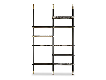 Libreria a soffitto e pavimento in legno Lloyd Baxter fabbrica BAXTER dall'Italia