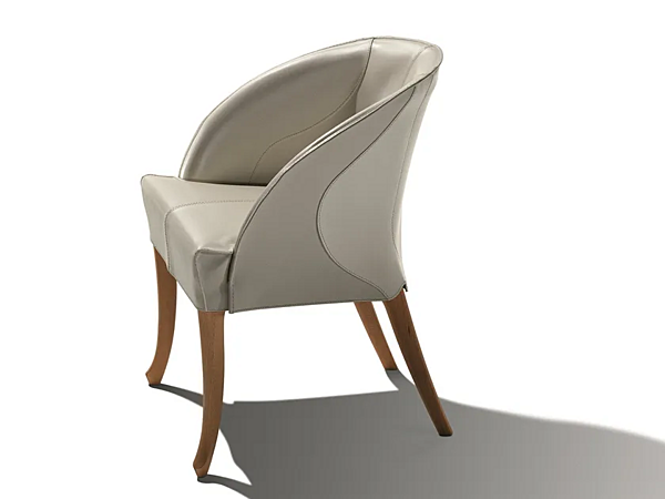 Poltrona in pelle conciata GIORGETTI Progetti fabbrica GIORGETTI dall'Italia. Foto №1