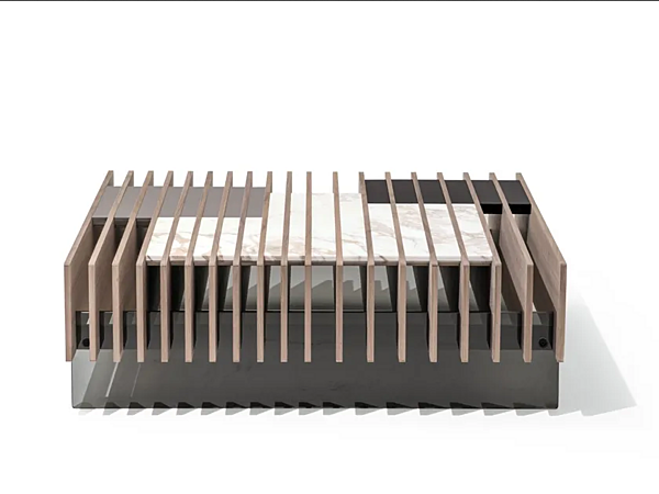 Tavolino da caffè quadrato in frassino GIORGETTI collezione Fit 90210 fabbrica GIORGETTI dall'Italia. Foto №1