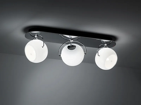 Lampada da soffitto regolabile in bianco Fabbian collezione Beluga fabbrica Fabbian dall'Italia. Foto №2