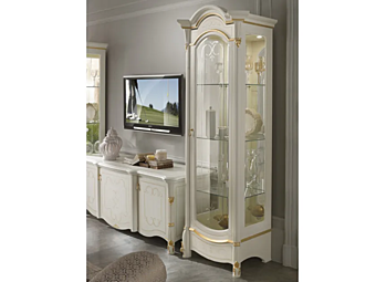Vetrina in legno con illuminazione integrata CASA +39 DIAMANTE 2603
