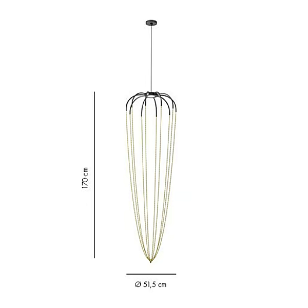 Lampada a sospensione in alluminio LED Alysoid AXOLIGHT SPALYS34, SPALYS43, SPALY51P, SPALY5G fabbrica Axolight dall'Italia. Foto №20