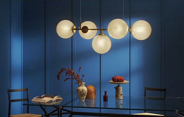 Lampada a sospensione in vetro soffiato LED Starburst CASSINA fabbrica CASSINA dall'Italia. Foto №5
