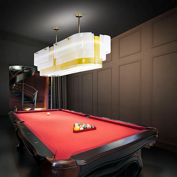 Lampada a sospensione in vetro di Murano fatta a mano Ocean Drive MULTIFORME PL7470-180-A fabbrica MULTIFORME dall'Italia. Foto №6