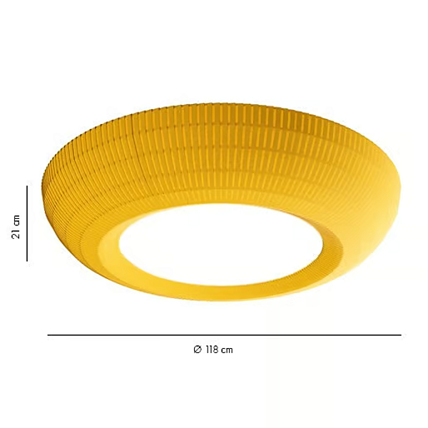 Lampada da soffitto in tessuto Bell AXOLIGHT fabbrica Axolight dall'Italia. Foto №9