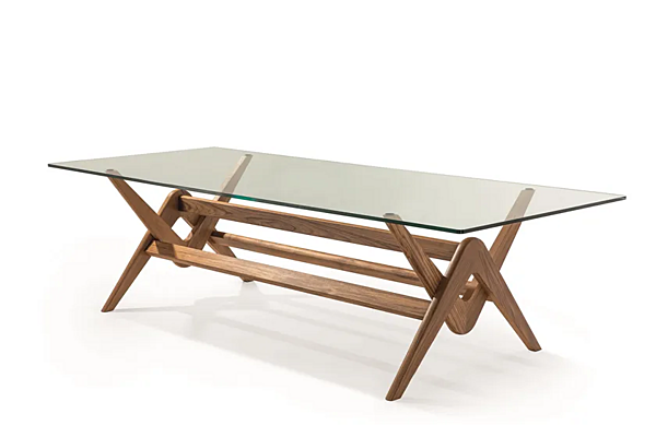 Tavolo in legno e vetro Capitol Complex CASSINA 058 fabbrica CASSINA dall'Italia. Foto №2