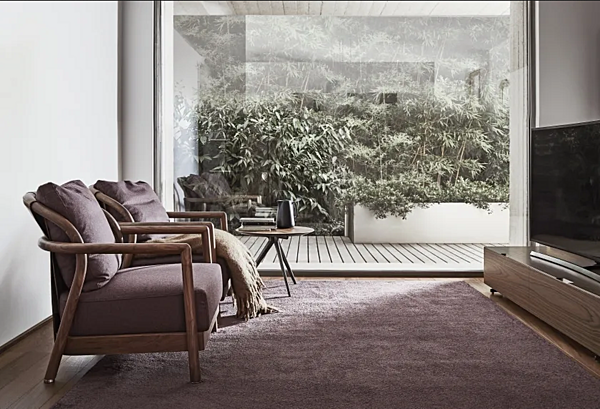Poltrona in tessuto con braccioli Alison FLEXFORM fabbrica FLEXFORM dall'Italia. Foto №6