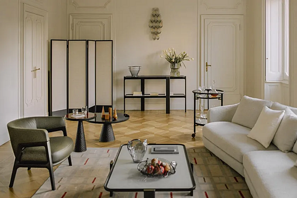 Schermo in tessuto Duo POLTRONA FRAU fabbrica POLTRONA FRAU dall'Italia. Foto №2