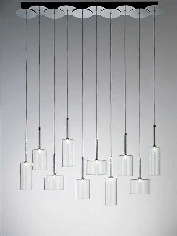Lampada a sospensione in vetro colorato Spillray AXOLIGHT SP SPIL 10 fabbrica Axolight dall'Italia. Foto №2