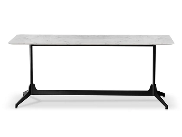 Tavolo console rettangolare in marmo di Carrara Saba Hexa fabbrica SABA dall'Italia. Foto №1