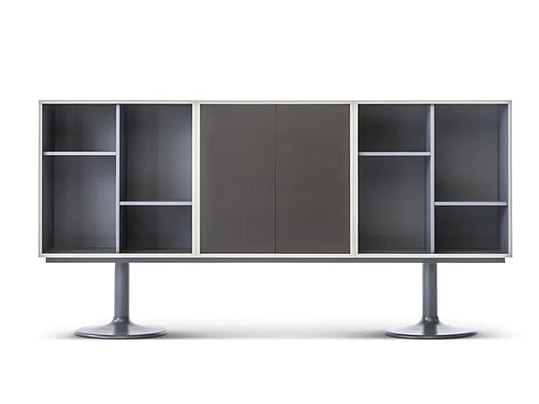 Credenza in legno 20 cassetti standard piedi Corolle CASSINA 020 fabbrica CASSINA dall'Italia. Foto №1