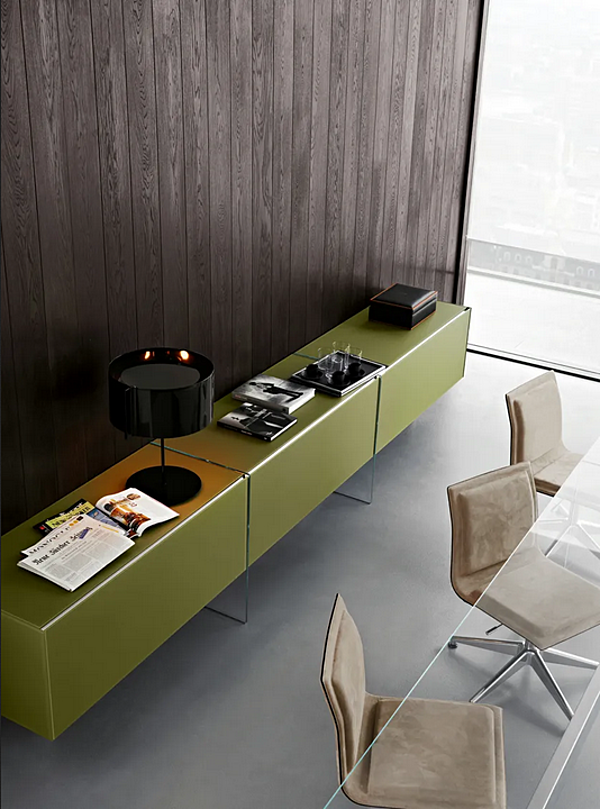 Credenza in cristallo per ufficio Gallotti&Radice collezione Air fabbrica Gallotti & Radice dall'Italia. Foto №7