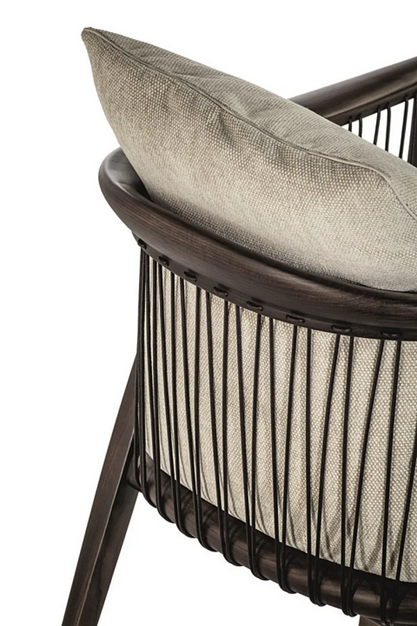 Poltrona con braccioli in tessuto Viola Poltrona Frau fabbrica POLTRONA FRAU dall'Italia. Foto №14